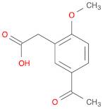 Benzeneacetic acid, 5-acetyl-2-methoxy-