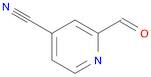 4-Pyridinecarbonitrile, 2-formyl-