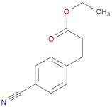 Benzenepropanoic acid, 4-cyano-, ethyl ester