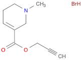 3-Pyridinecarboxylic acid, 1,2,5,6-tetrahydro-1-methyl-, 2-propyn-1-yl ester, hydrobromide (1:1)