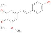 Phenol, 4-[(1E)-2-(3,4,5-trimethoxyphenyl)ethenyl]-