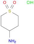 2H-Thiopyran-4-amine, tetrahydro-, 1,1-dioxide, hydrochloride (1:1)