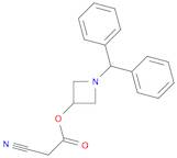 Acetic acid, 2-cyano-, 1-(diphenylmethyl)-3-azetidinyl ester
