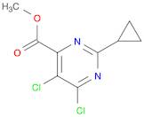 4-Pyrimidinecarboxylic acid, 5,6-dichloro-2-cyclopropyl-, methyl ester
