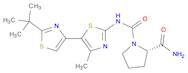1,2-Pyrrolidinedicarboxamide, N1-[2-(1,1-dimethylethyl)-4'-methyl[4,5'-bithiazol]-2'-yl]-, (2S)-