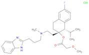 Acetic acid, 2-methoxy-, (1S,2S)-2-[2-[[3-(1H-benzimidazol-2-yl)propyl]methylamino]ethyl]-6-fluoro-1,2,3,4-tetrahydro-1-(1-methylethyl)-2-naphthalenyl ester, hydrochloride (1:2)