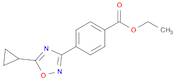 Benzoic acid, 4-(5-cyclopropyl-1,2,4-oxadiazol-3-yl)-, ethyl ester