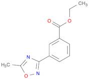 Benzoic acid, 3-(5-methyl-1,2,4-oxadiazol-3-yl)-, ethyl ester