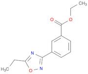 Benzoic acid, 3-(5-ethyl-1,2,4-oxadiazol-3-yl)-, ethyl ester