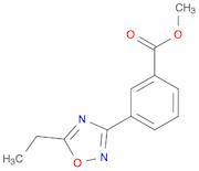 Benzoic acid, 3-(5-ethyl-1,2,4-oxadiazol-3-yl)-, methyl ester