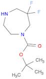 1H-1,4-Diazepine-1-carboxylic acid, 6,6-difluorohexahydro-, 1,1-dimethylethyl ester