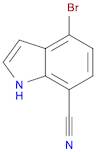 4-Bromo-1H-indole-7-carbonitrile