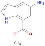 1H-Indole-7-carboxylic acid, 5-amino-, methyl ester