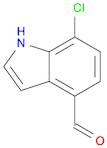 1H-Indole-4-carboxaldehyde, 7-chloro-