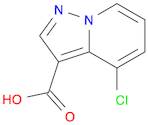 Pyrazolo[1,5-a]pyridine-3-carboxylic acid, 4-chloro-