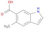 1H-Indole-6-carboxylic acid, 5-methyl-