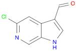 1H-Pyrrolo[2,3-c]pyridine-3-carboxaldehyde, 5-chloro-