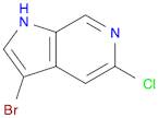 1H-Pyrrolo[2,3-c]pyridine, 3-bromo-5-chloro-