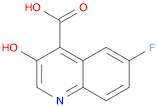 4-Quinolinecarboxylic acid, 6-fluoro-3-hydroxy-