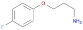 1-Propanamine, 3-(4-fluorophenoxy)-