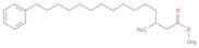 Benzenepentadecanoic acid, β-methyl-, methyl ester
