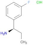Benzenemethanamine, α-ethyl-3-fluoro-, hydrochloride (1:1), (αR)-