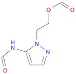 Formamide, N-[1-[2-(formyloxy)ethyl]-1H-pyrazol-5-yl]-