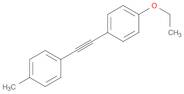 Benzene, 1-ethoxy-4-[2-(4-methylphenyl)ethynyl]-
