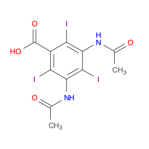 Benzoic acid, 3,5-bis(acetylamino)-2,4,6-triiodo-