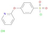 Benzenesulfonyl chloride, 4-(2-pyridinyloxy)-, hydrochloride (1:1)