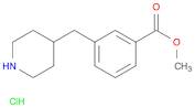 Benzoic acid, 3-(4-piperidinylmethyl)-, methyl ester, hydrochloride (1:1)