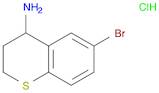 2H-1-Benzothiopyran-4-amine, 6-bromo-3,4-dihydro-, hydrochloride (1:1)