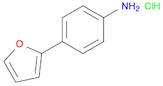 Benzenamine, 4-(2-furanyl)-, hydrochloride (1:1)