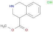 4-Isoquinolinecarboxylic acid, 1,2,3,4-tetrahydro-, methyl ester, hydrochloride (1:1)