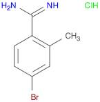 Benzenecarboximidamide, 4-bromo-2-methyl-, hydrochloride (1:1)