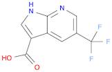 1H-Pyrrolo[2,3-b]pyridine-3-carboxylic acid, 5-(trifluoromethyl)-