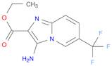 Imidazo[1,2-a]pyridine-2-carboxylic acid, 3-amino-6-(trifluoromethyl)-, ethyl ester