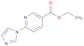 3-Pyridinecarboxylic acid, 6-(1H-imidazol-1-yl)-, ethyl ester