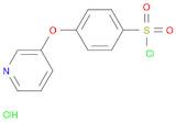 Benzenesulfonyl chloride, 4-(3-pyridinyloxy)-, hydrochloride (1:1)