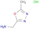1,3,4-Oxadiazole-2-methanamine, 5-methyl-, hydrochloride (1:1)