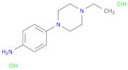 Benzenamine, 4-(4-ethyl-1-piperazinyl)-, hydrochloride (1:2)