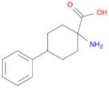 Cyclohexanecarboxylic acid, 1-amino-4-phenyl-