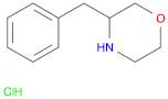 Morpholine, 3-(phenylmethyl)-, hydrochloride (1:1)