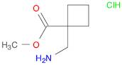 Cyclobutanecarboxylic acid, 1-(aminomethyl)-, methyl ester, hydrochloride (1:1)