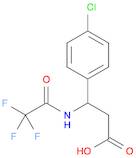 Benzenepropanoic acid, 4-chloro-β-[(2,2,2-trifluoroacetyl)amino]-