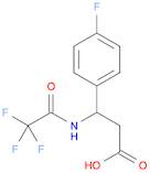 Benzenepropanoic acid, 4-fluoro-β-[(2,2,2-trifluoroacetyl)amino]-