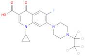 3-Quinolinecarboxylic acid, 1-cyclopropyl-7-[4-(ethyl-1,1,2,2,2-d5)-1-piperazinyl]-6-fluoro-1,4-dihydro-4-oxo-