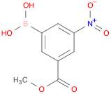 Benzoic acid, 3-borono-5-nitro-, 1-methyl ester