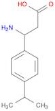 Benzenepropanoic acid, β-amino-4-(1-methylethyl)-