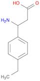 Benzenepropanoic acid, β-amino-4-ethyl-